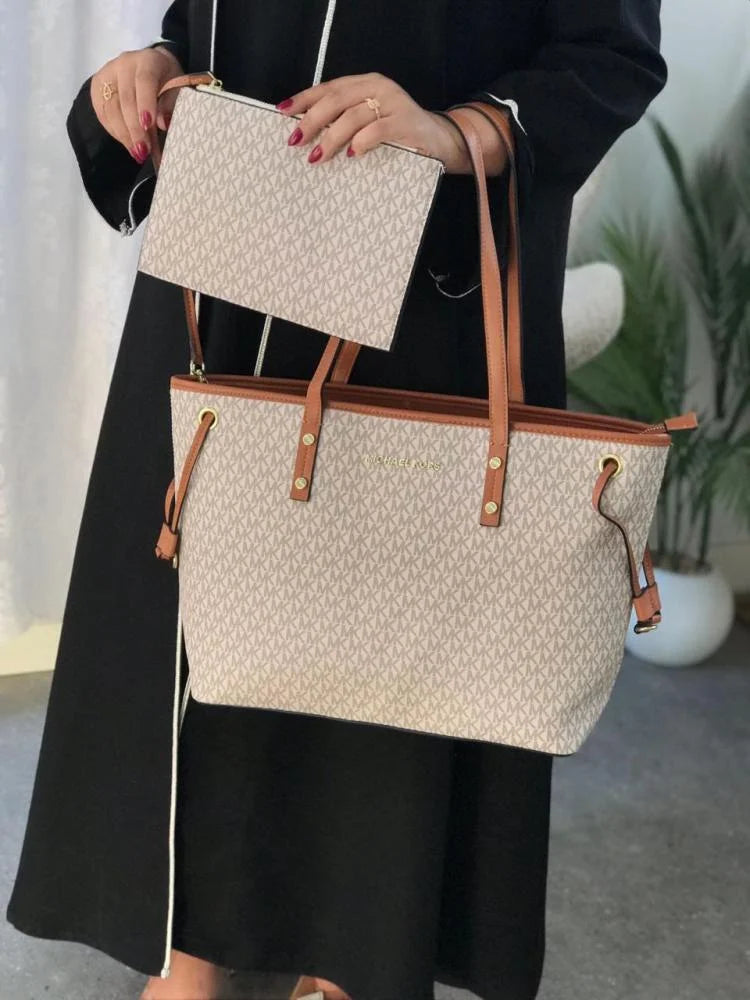 Michael Kors Jet Set Travel Large Top Zip DrawstrIng Tote